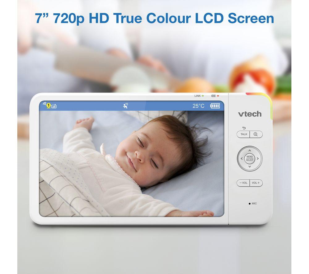 VTECH VM7367HD 7" LCD Screen Video Baby Monitor - White image number 5 of 11