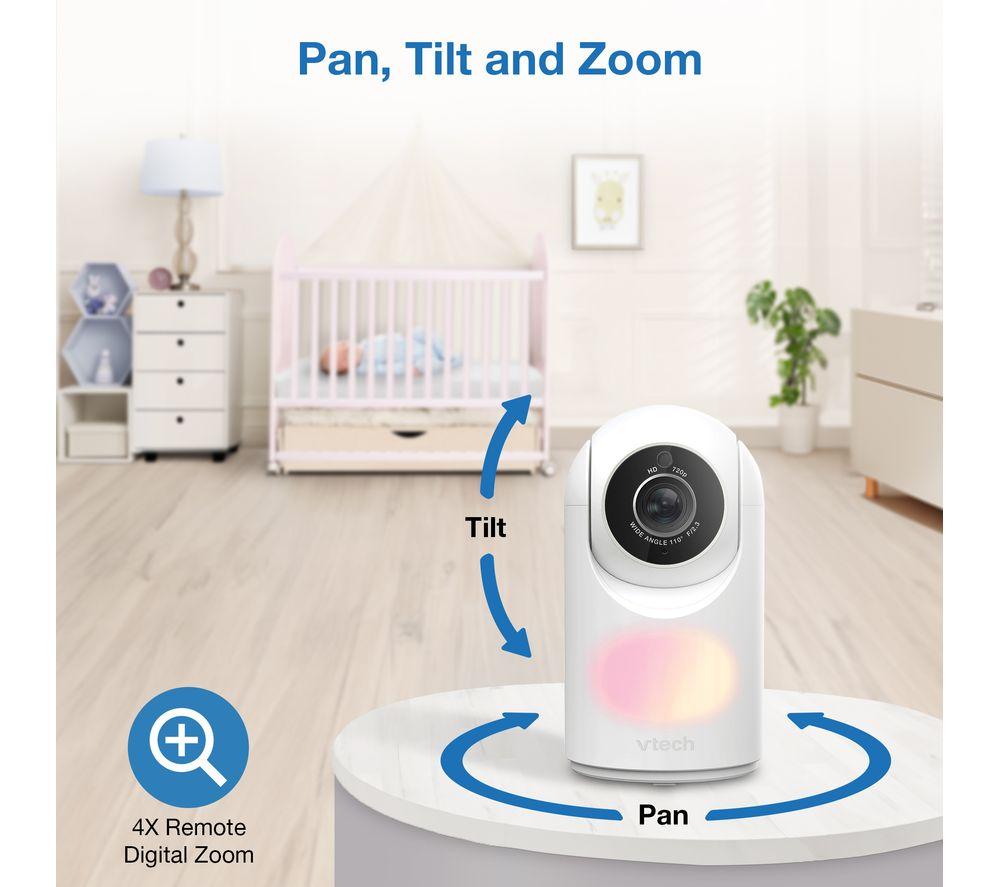VTECH VM7367HD 7" LCD Screen Video Baby Monitor - White image number 7 of 11