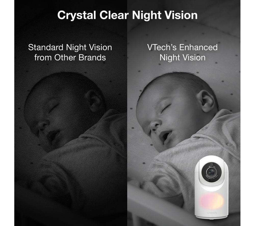 VTECH VM7367HD 7" LCD Screen Video Baby Monitor - White image number 9 of 11
