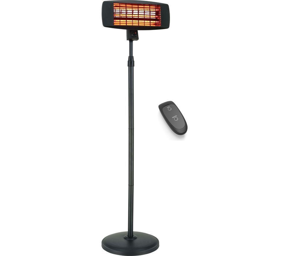 SWAN SH16350N Portable Stand Patio Heater - Black