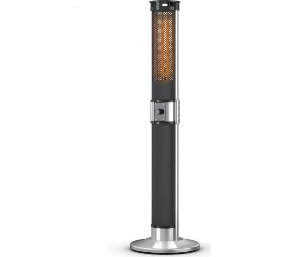SWAN SH16310N Portable Column Patio Heater - Black