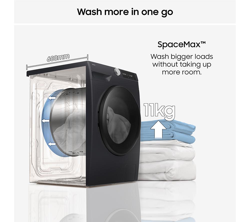 SAMSUNG Series 6 AI Energy WW90DG6U25LBU1 WiFi-enabled 9 kg 1400 Spin Washing Machine - Black image number 7 of 13