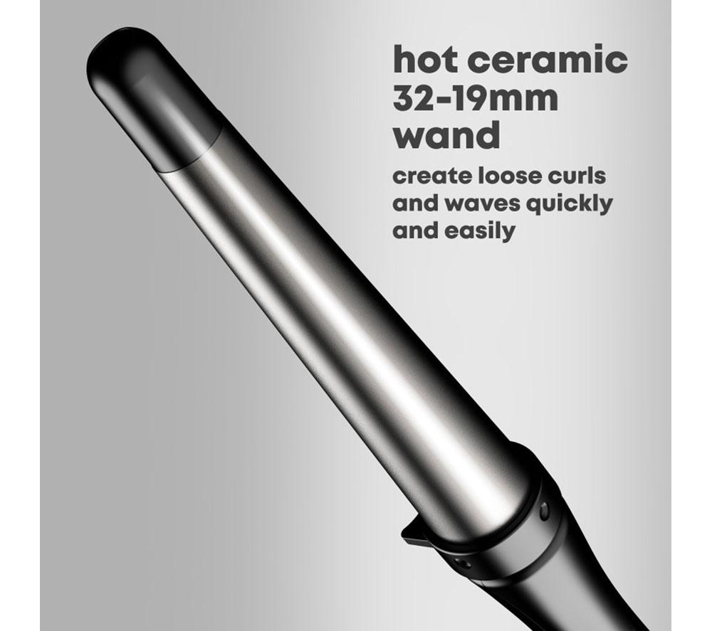 REVAMP Big Curling Wand - Black image number 2 of 7