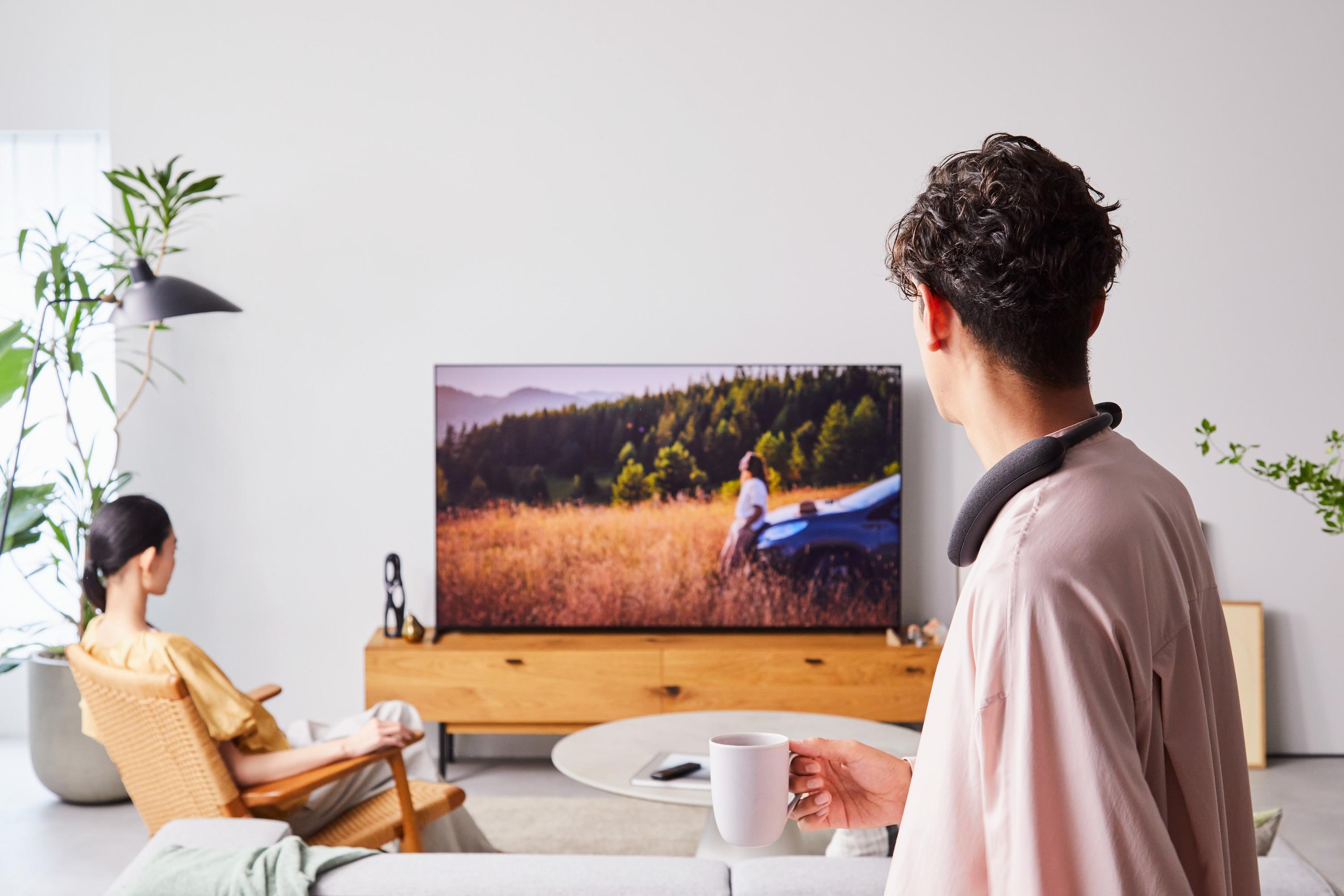 SONY BRAVIA Theatre U HT-AN7 Neckband Speaker with Dolby Atmos - Black image number 7 of 12