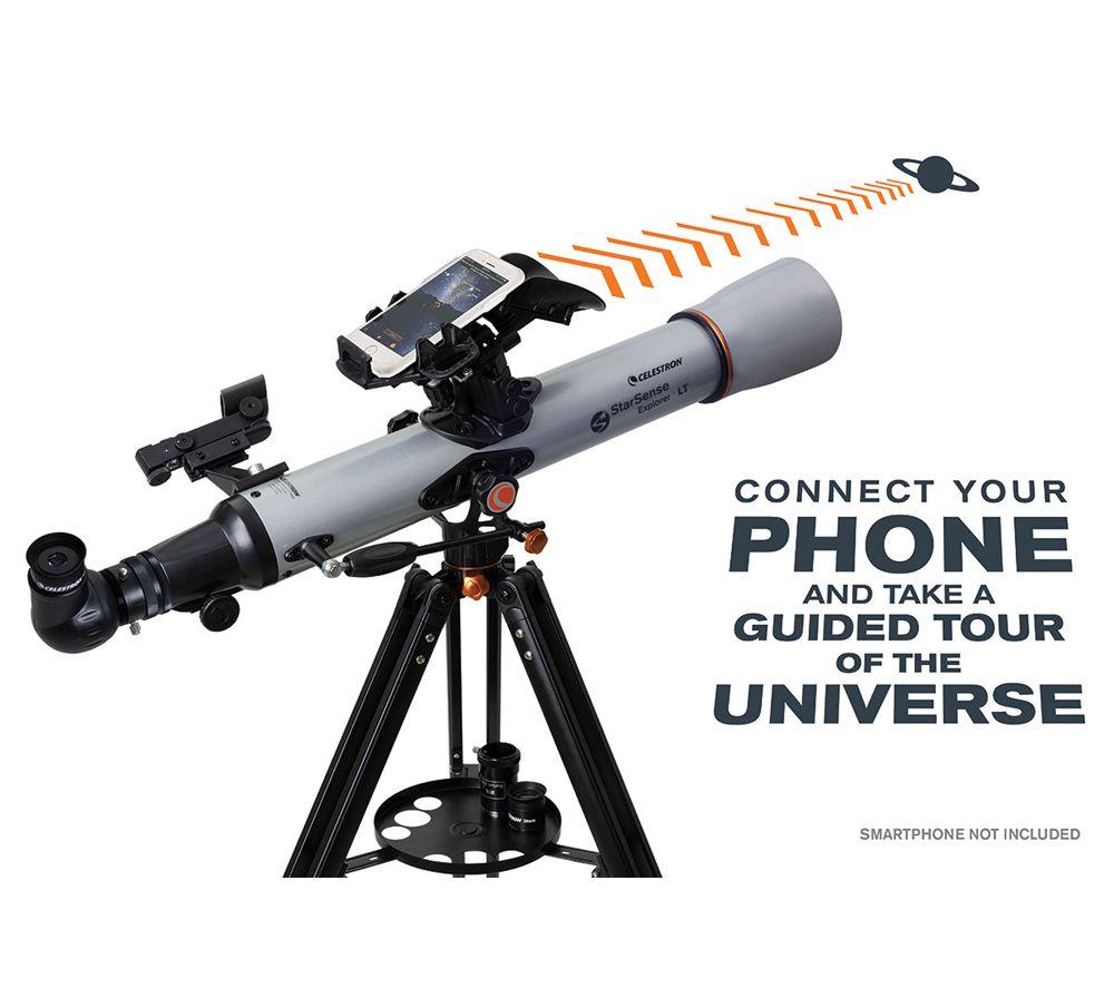 CELESTRON StarSense Explorer LT 70AZ Refractor Telescope - Silver image number 6 of 7