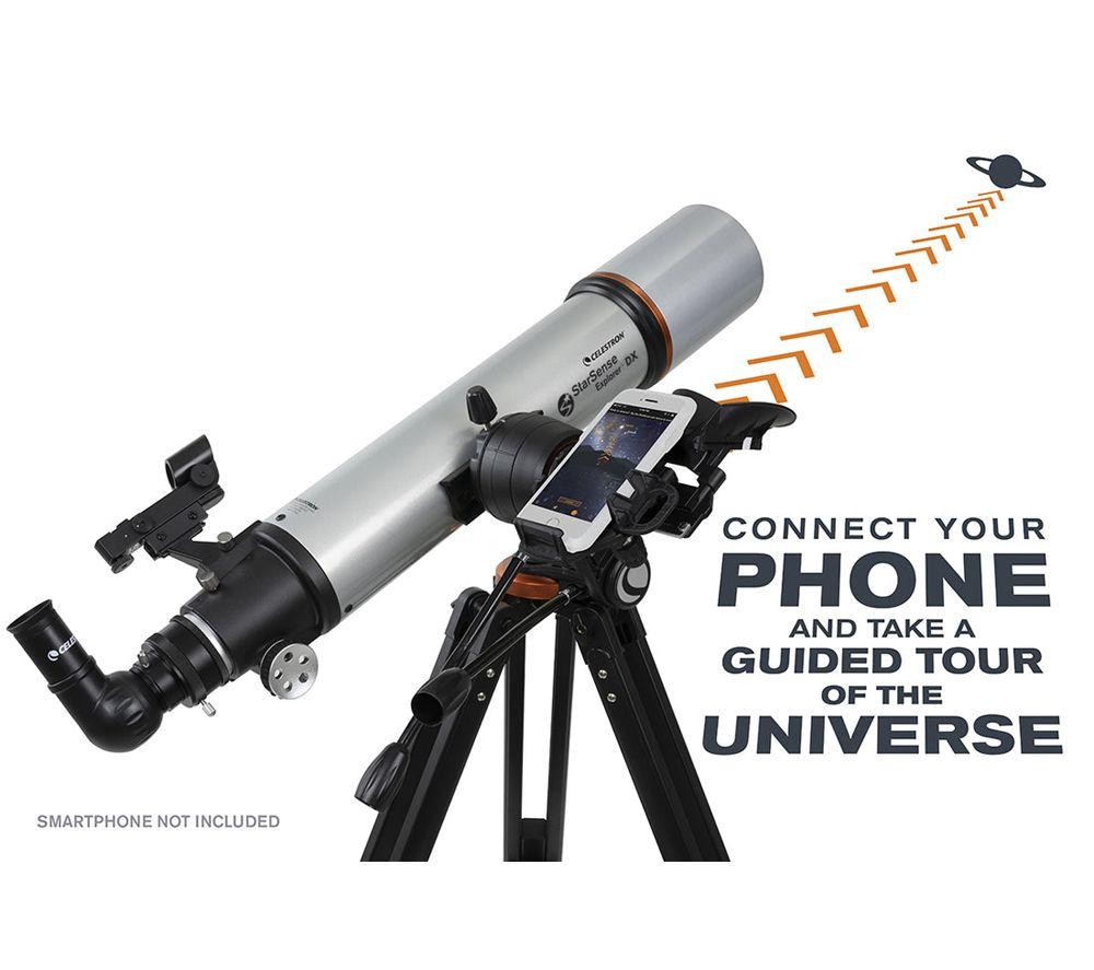 CELESTRON StarSense Explorer DX 102AZ Refractor Telescope - Silver image number 11 of 13