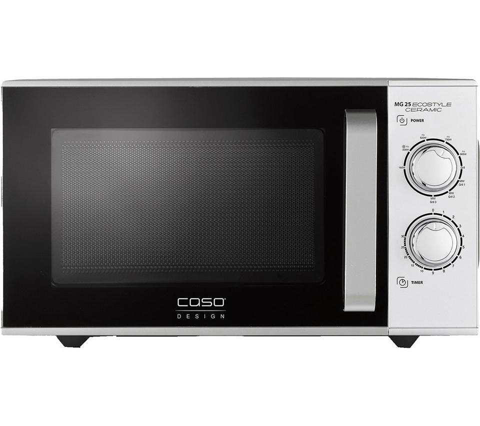 CASO MG 25 Ecostyle Ceramic Microwave with Grill - Silver