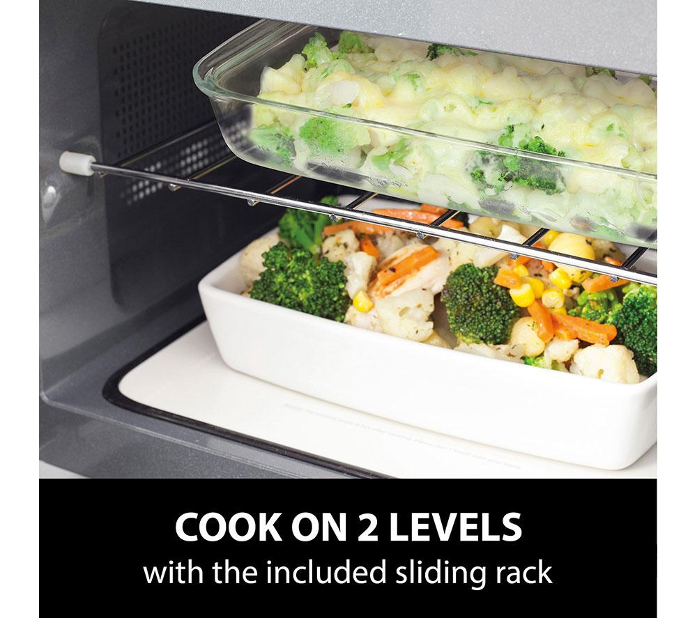 CASO MG 25 Ecostyle Ceramic Microwave with Grill - Silver image number 6 of 8