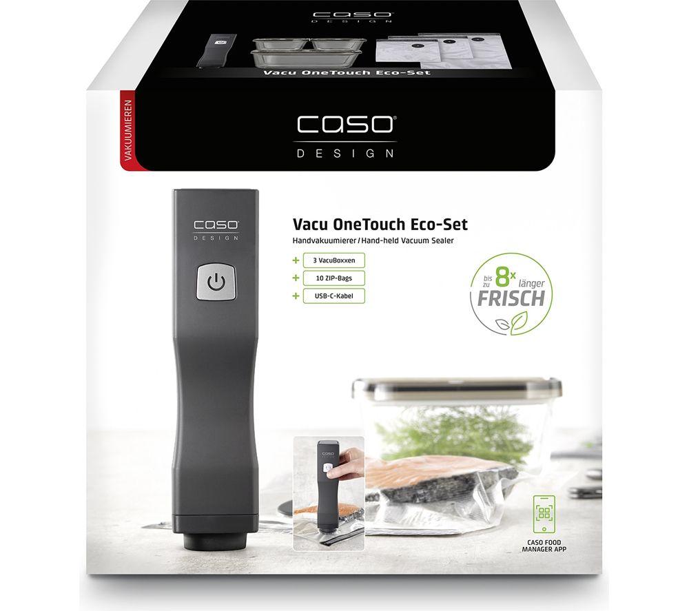CASO Vacu OneTouch Eco-Set Vacuum Sealer - Black image number 9 of 9