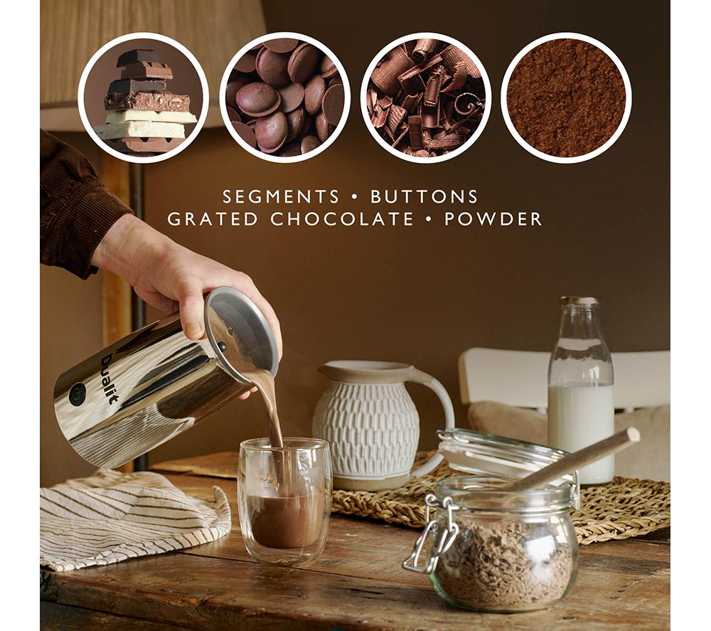 DUALIT 84143 Hot Chocolate Maker & Milk Frother - Chrome image number 3 of 14