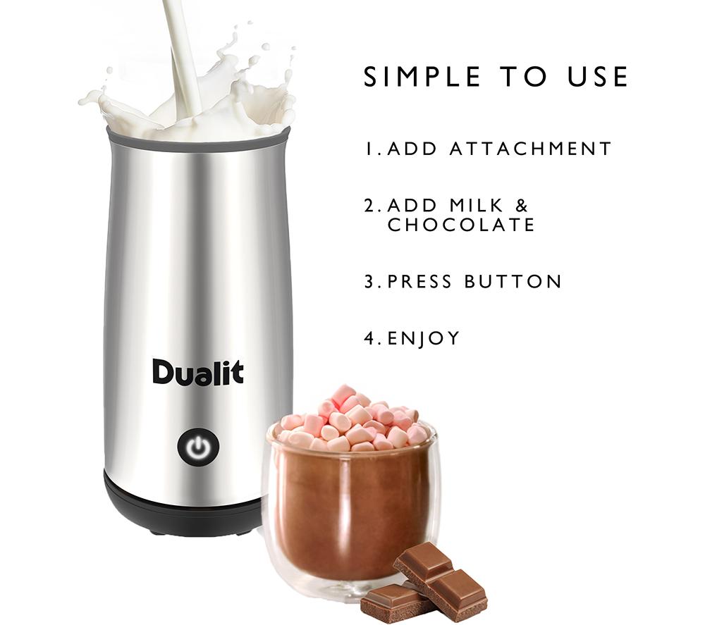 DUALIT 84143 Hot Chocolate Maker & Milk Frother - Chrome image number 11 of 14