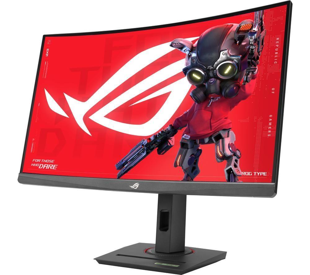 ASUS ROG Strix XG27WCS Quad HD 27" Curved VA LED Gaming Monitor - Black image number 2 of 8