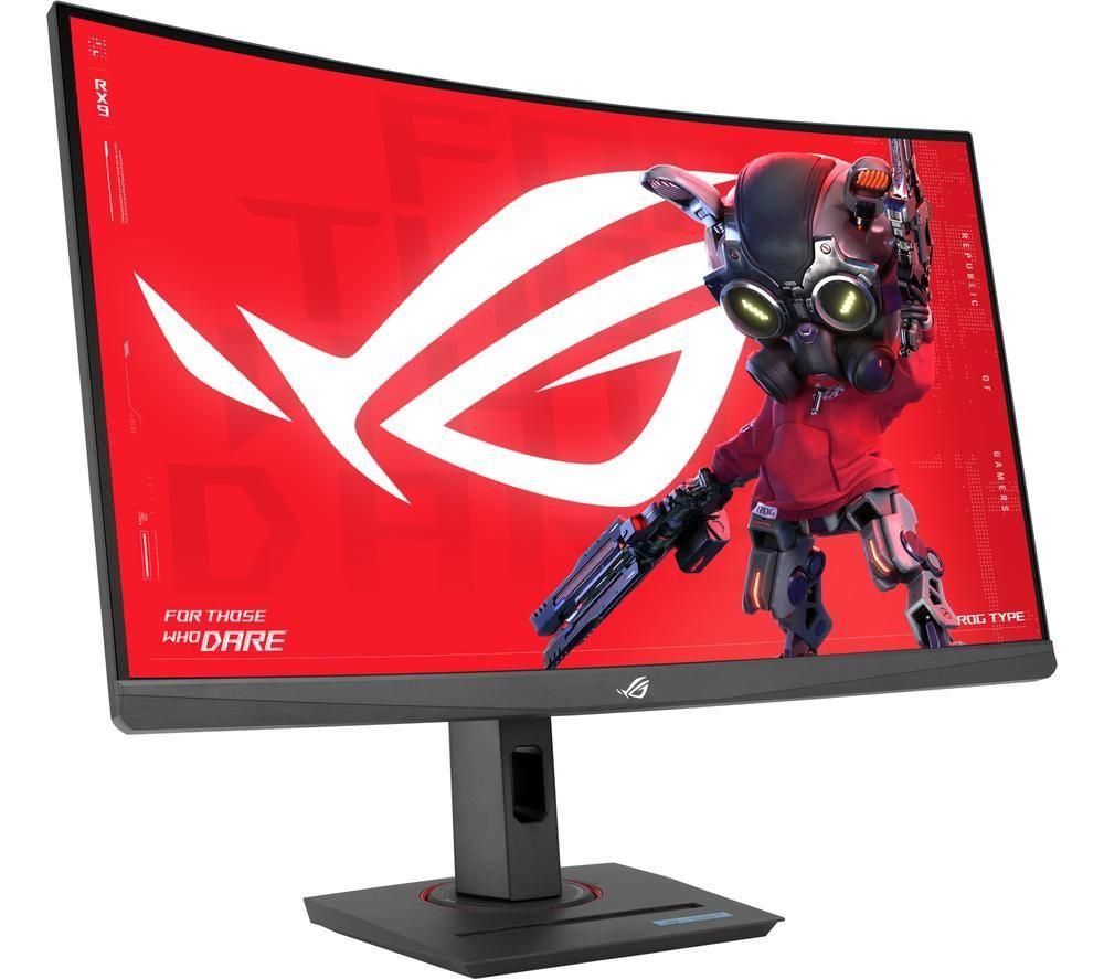 ASUS ROG Strix XG27WCS Quad HD 27" Curved VA LED Gaming Monitor - Black image number 5 of 8