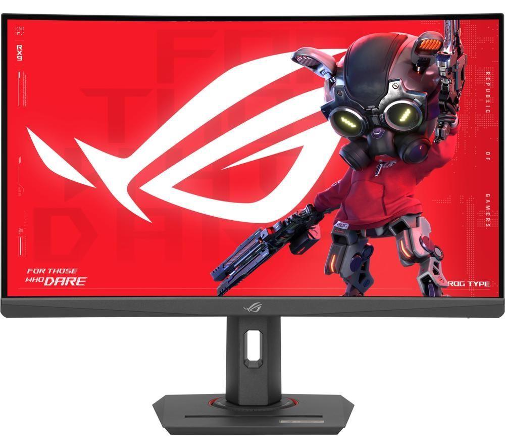 ASUS ROG Strix XG27WCS Quad HD 27" Curved VA LED Gaming Monitor - Black image number 7 of 8