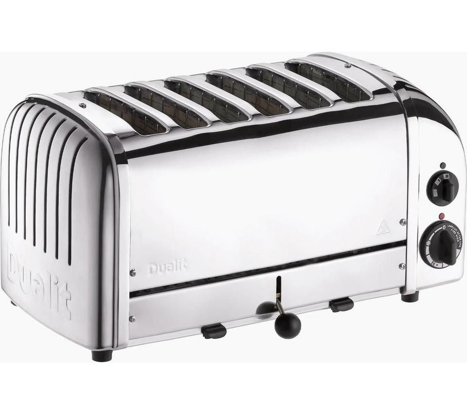 DUALIT Classic 6-Slice Toaster - Chrome