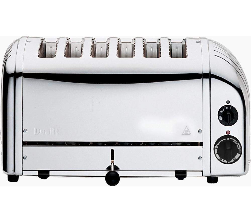 DUALIT Classic 6-Slice Toaster - Chrome image number 3 of 4
