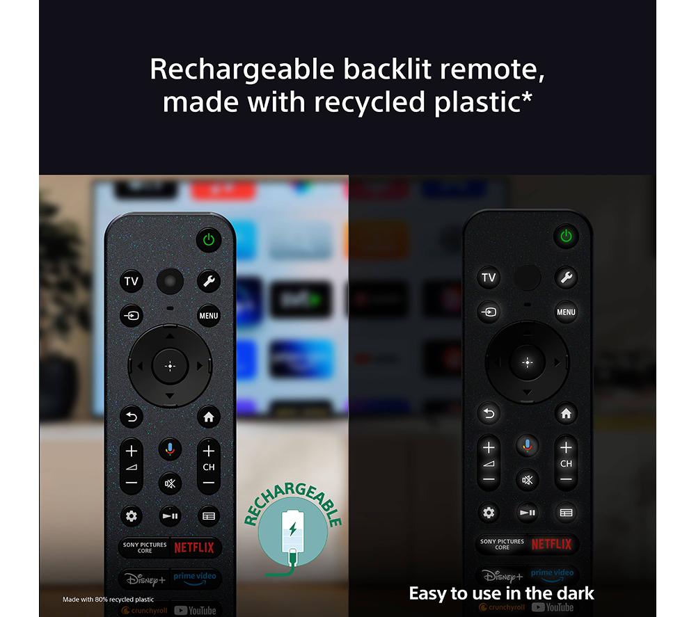 SONY BRAVIA 7 85" Smart 4K Ultra HD HDR QLED Mini LED TV with Google TV & Assistant image number 17 of 23