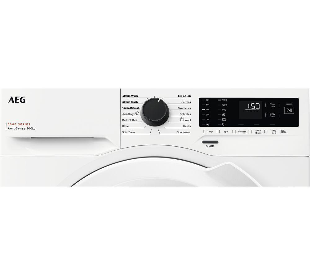 AEG LFX50142B 10 kg 1400 Spin Washing Machine - White image number 2 of 6