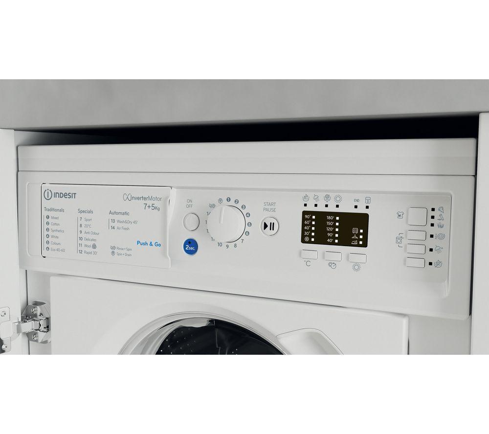 INDESIT Push&Go BI WDIL 75148 UK Integrated 7 kg Washer Dryer image number 4 of 5