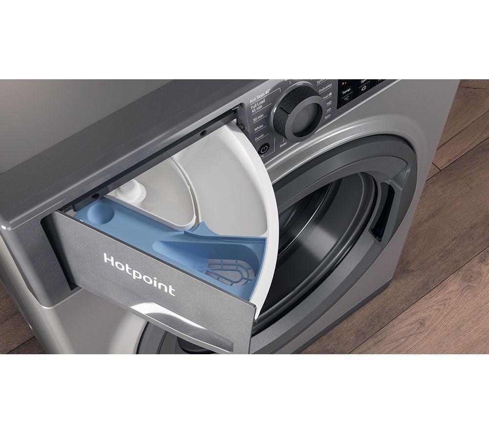 HOTPOINT Anti-stain NSWR 7469 GK UK 7 kg 1400 Spin Washing Machine - Graphite image number 4 of 11