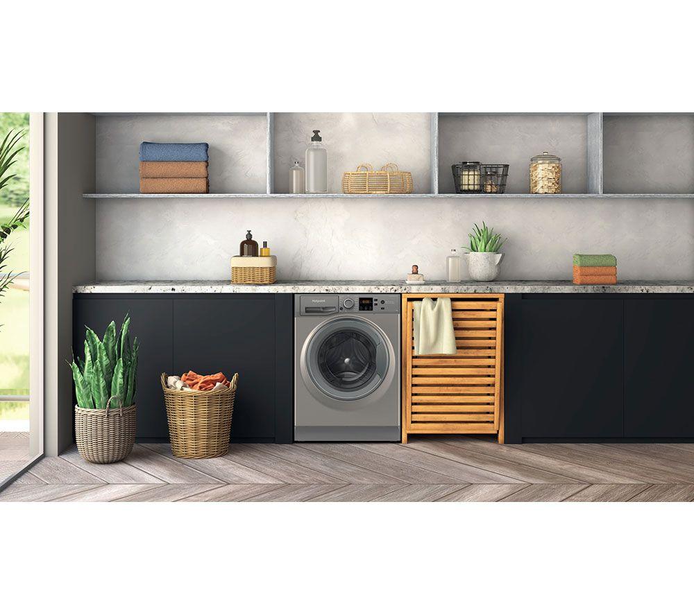 HOTPOINT Anti-stain NSWR 7469 GK UK 7 kg 1400 Spin Washing Machine - Graphite image number 10 of 11