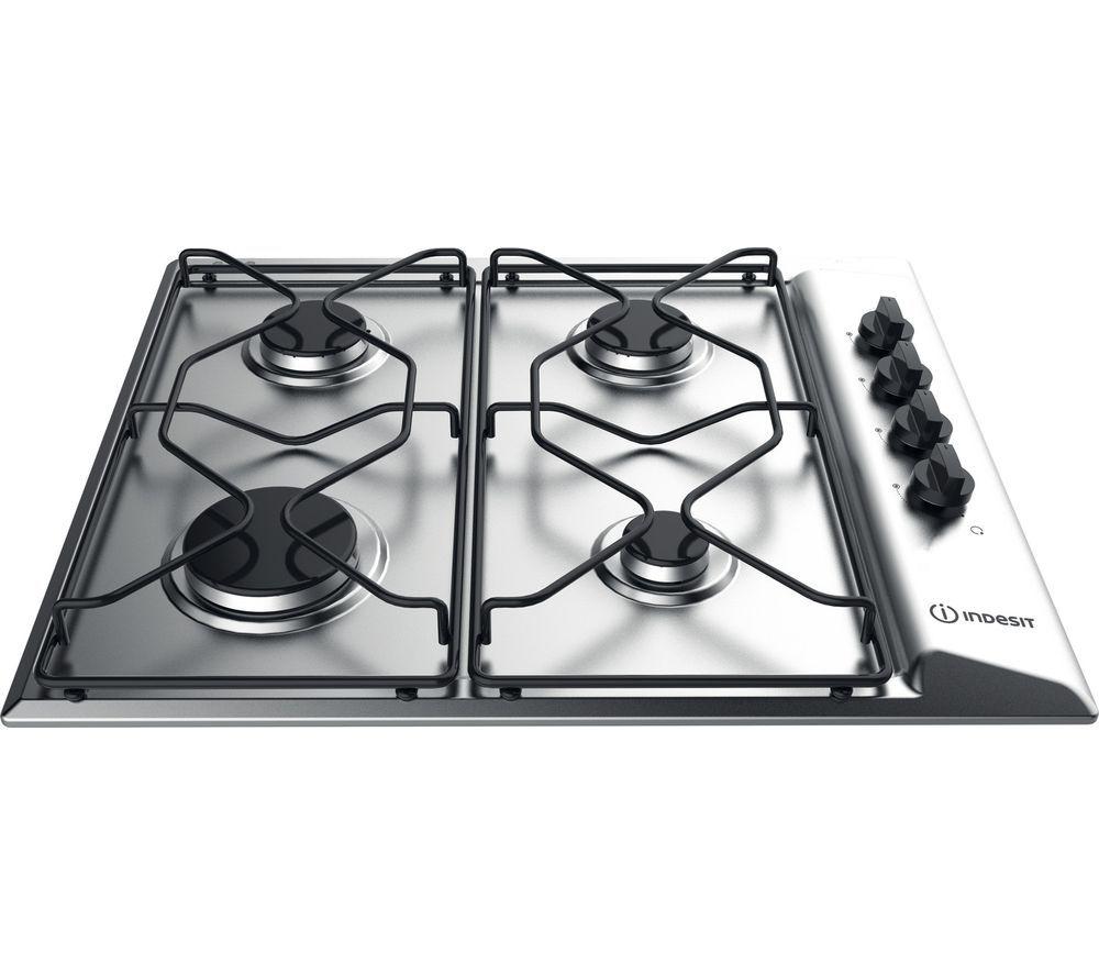 INDESIT PAA 642 IX/I WE1 58 cm Gas Hob - Stainless Steel image number 6 of 7