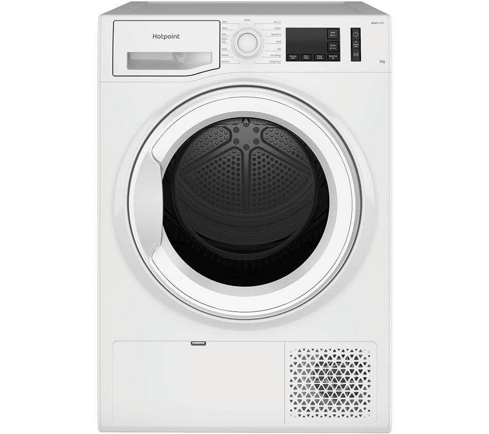 Hotpoint Crease Care NTM1192UK 9Kg Heat Pump Tumble Dryer – White – A++ Rated