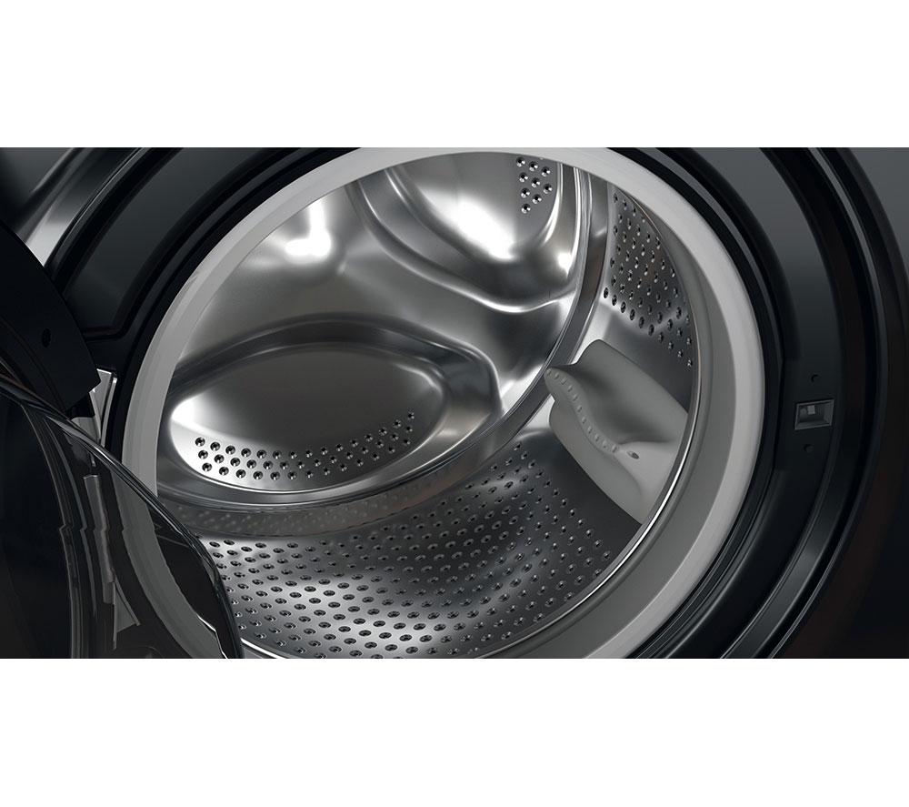 HOTPOINT Anti-Stain NSWM 7469 BS UK 7 kg 1400 Spin Washing Machine - Black image number 3 of 11