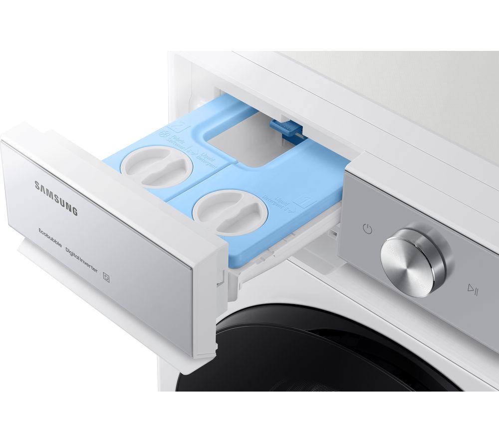 SAMSUNG Series 8 QuickDrive WW90DB8U95GHU1 WiFi-enabled 9 kg 1400 Spin Washing Machine - White image number 10 of 12