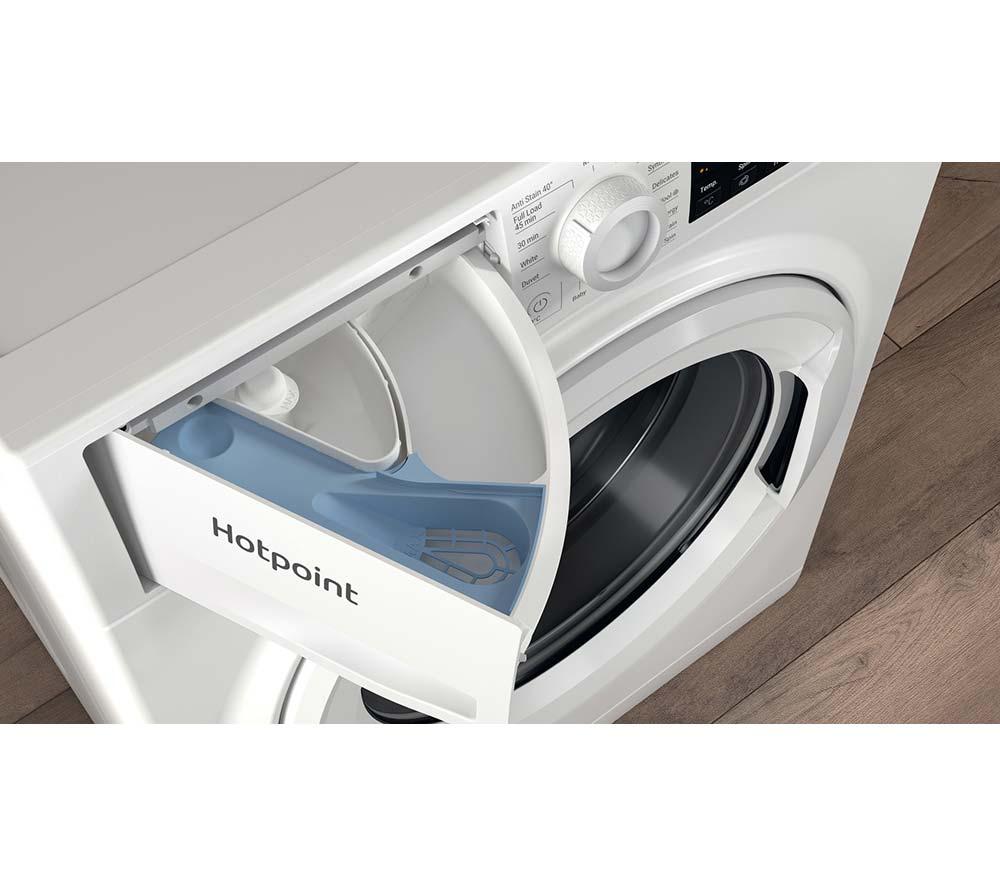 HOTPOINT Anti-Stain NSWR 846 WK UK 8 kg 1400 Spin Washing Machine - White image number 5 of 13