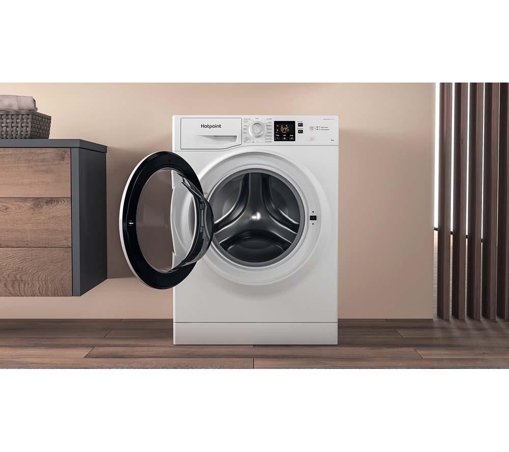 HOTPOINT Anti-Stain NSWR 846 WK UK 8 kg 1400 Spin Washing Machine - White image number 11 of 13