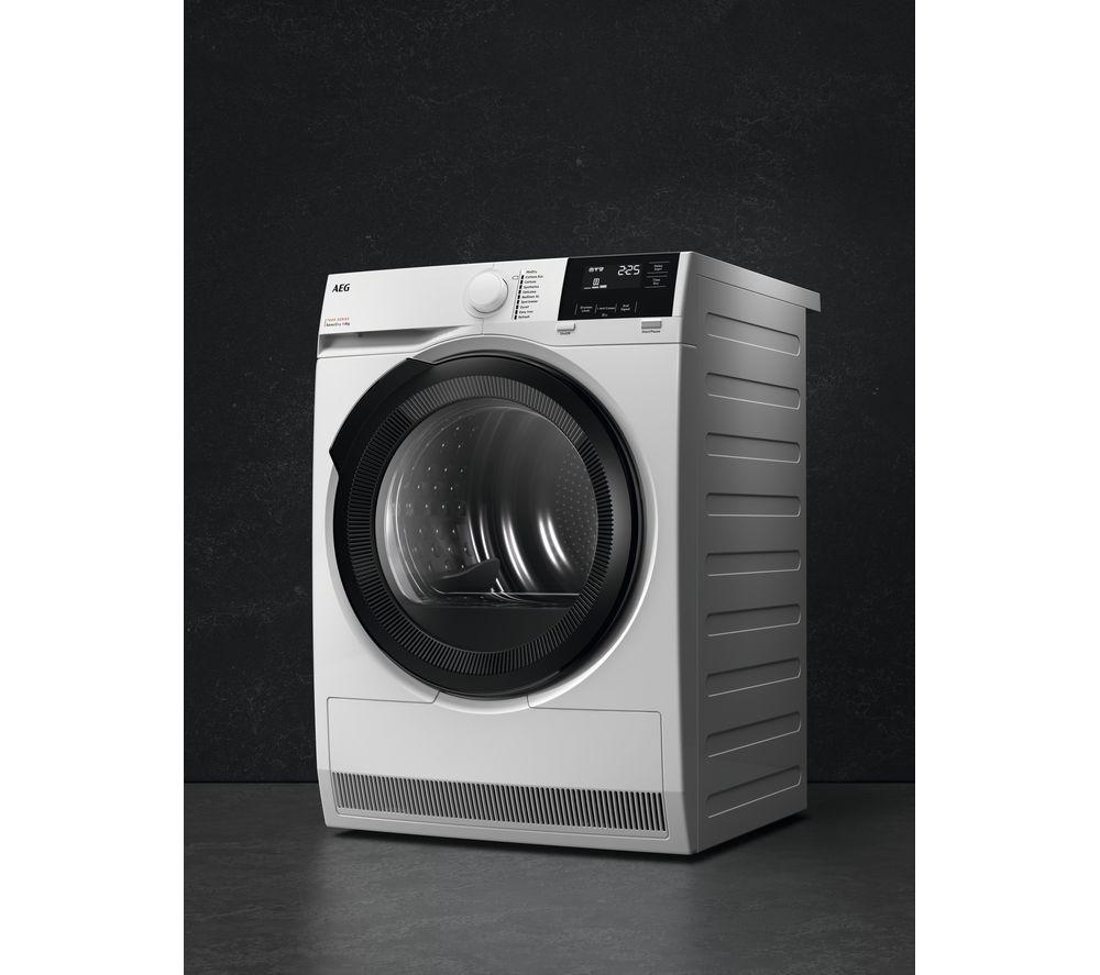 AEG 7000 SensiDry TR719A4B 9 kg Heat Pump Tumble Dryer - White image number 2 of 9
