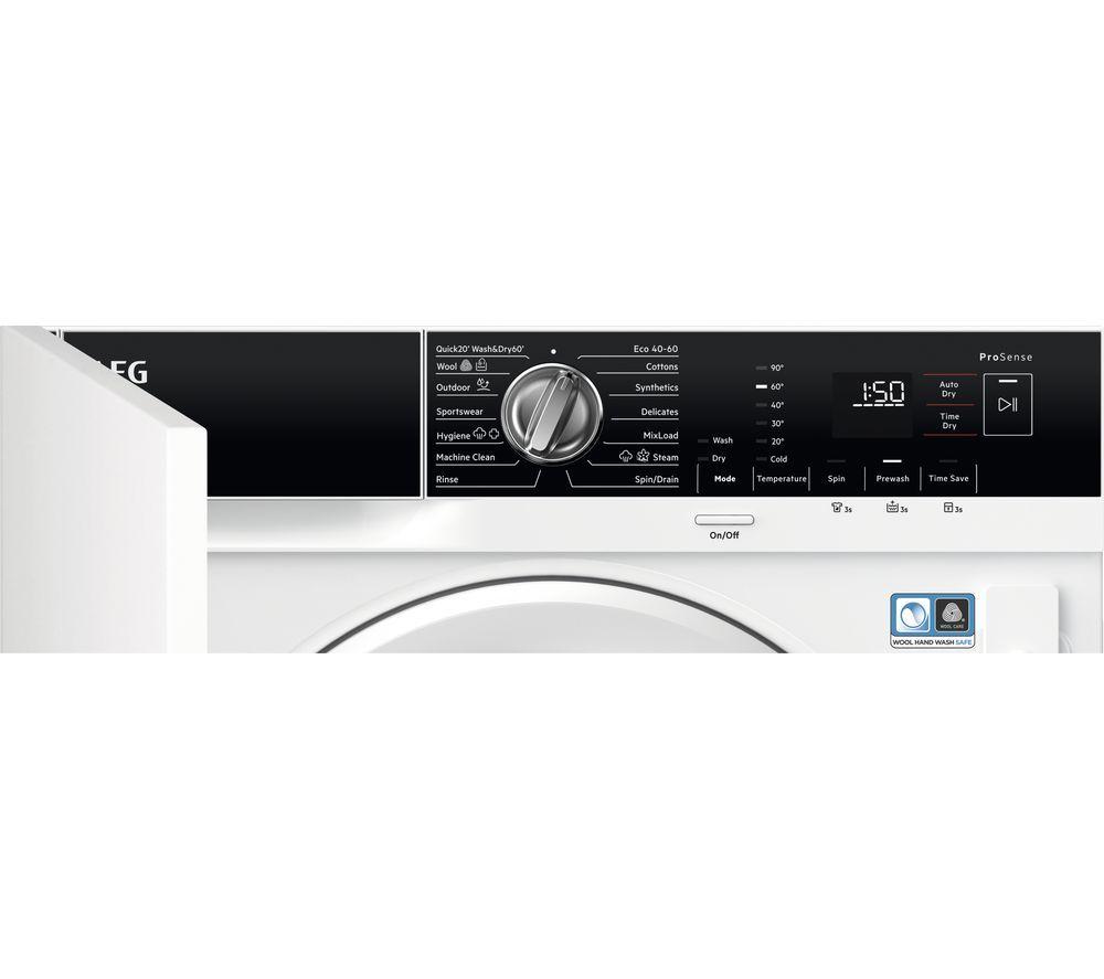 AEG 7000 Series L7WE74634BI Integrated 7 kg Washer Dryer image number 3 of 6