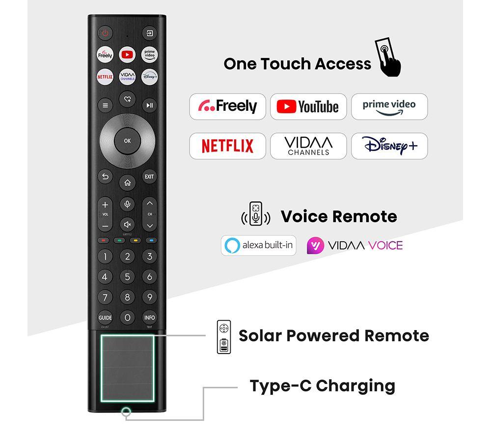 HISENSE 75U7NQTUK 75" Smart 4K Ultra HD HDR Mini LED TV with Amazon Alexa