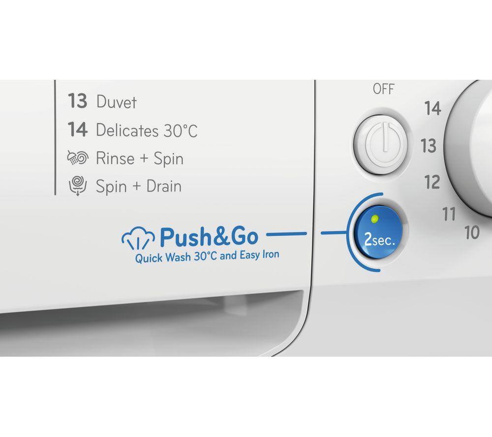 INDESIT Innex Steam Push&Go BWE 111496X WV UK 11 kg 1400 Spin Washing Machine - White image number 8 of 13