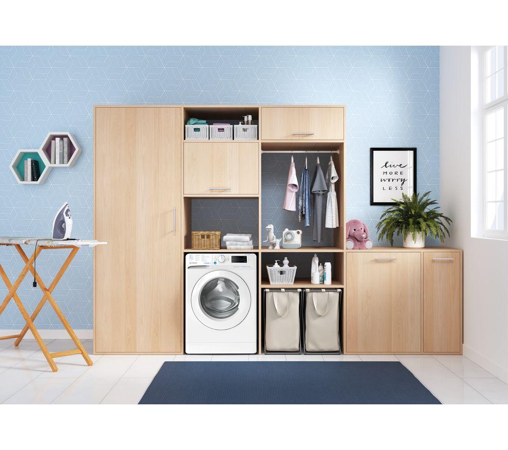 INDESIT Innex Steam Push&Go BWE 111496X WV UK 11 kg 1400 Spin Washing Machine - White image number 11 of 13