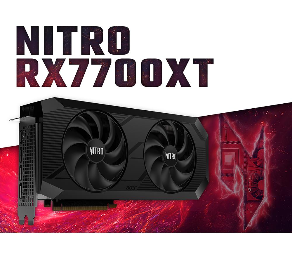 ACER Radeon RX 7700 XT 12 GB GAMING OC Graphics Card image number 2 of 8