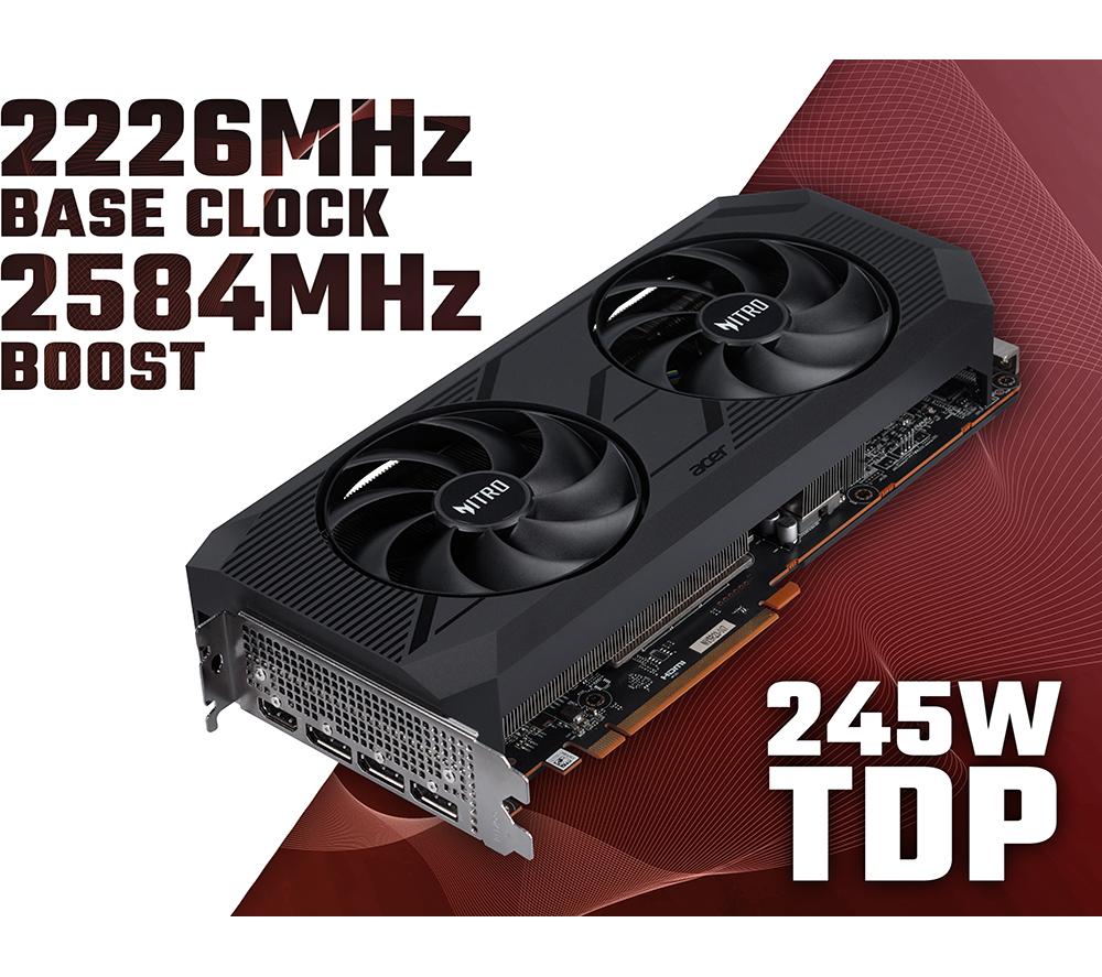 ACER Radeon RX 7700 XT 12 GB GAMING OC Graphics Card image number 3 of 8