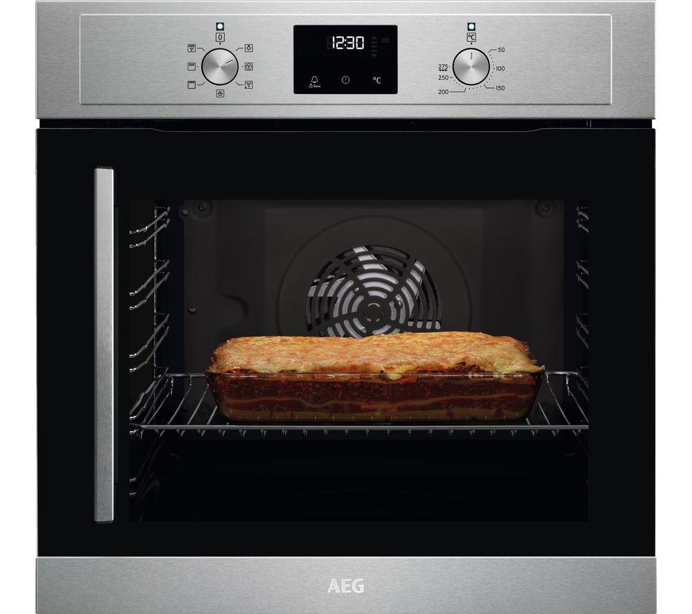 AEG 6000 Series BCX335R11M Built In Electric Single Oven – Stainless Steel – A Rated