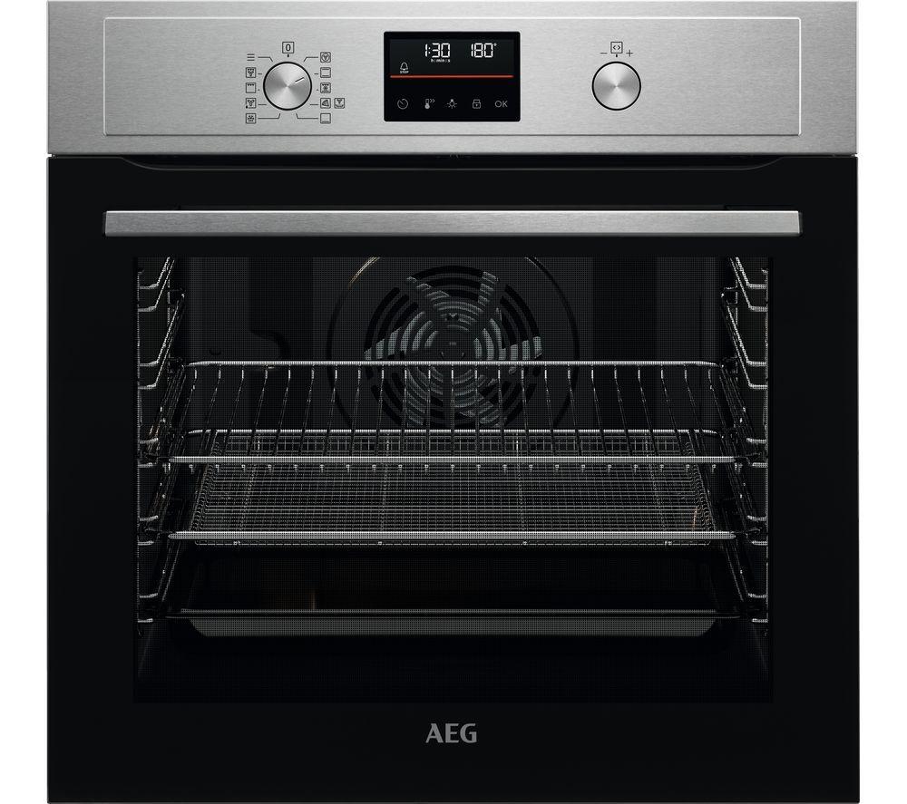 AEG 6000 Series BEX535A61M Electric Oven – Stainless Steel, Stainless Steel