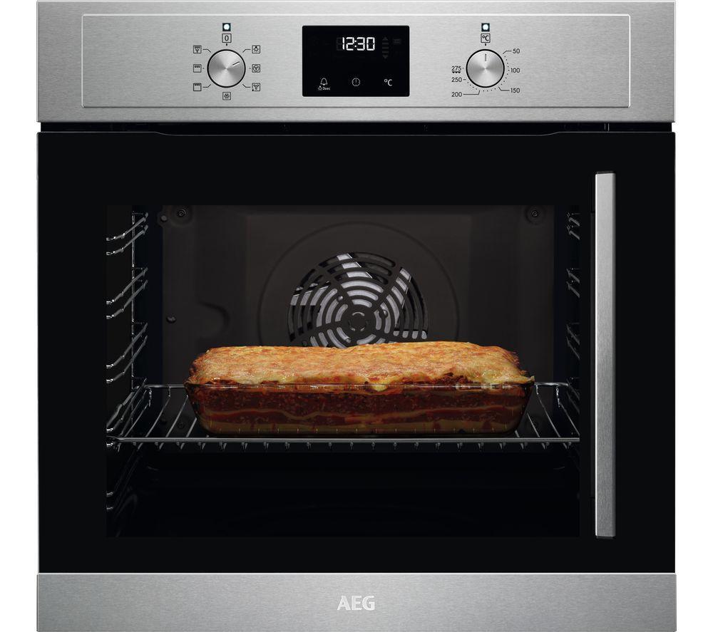 AEG 6000 Series BCX335L11M Built In Electric Single Oven – Stainless Steel – A Rated