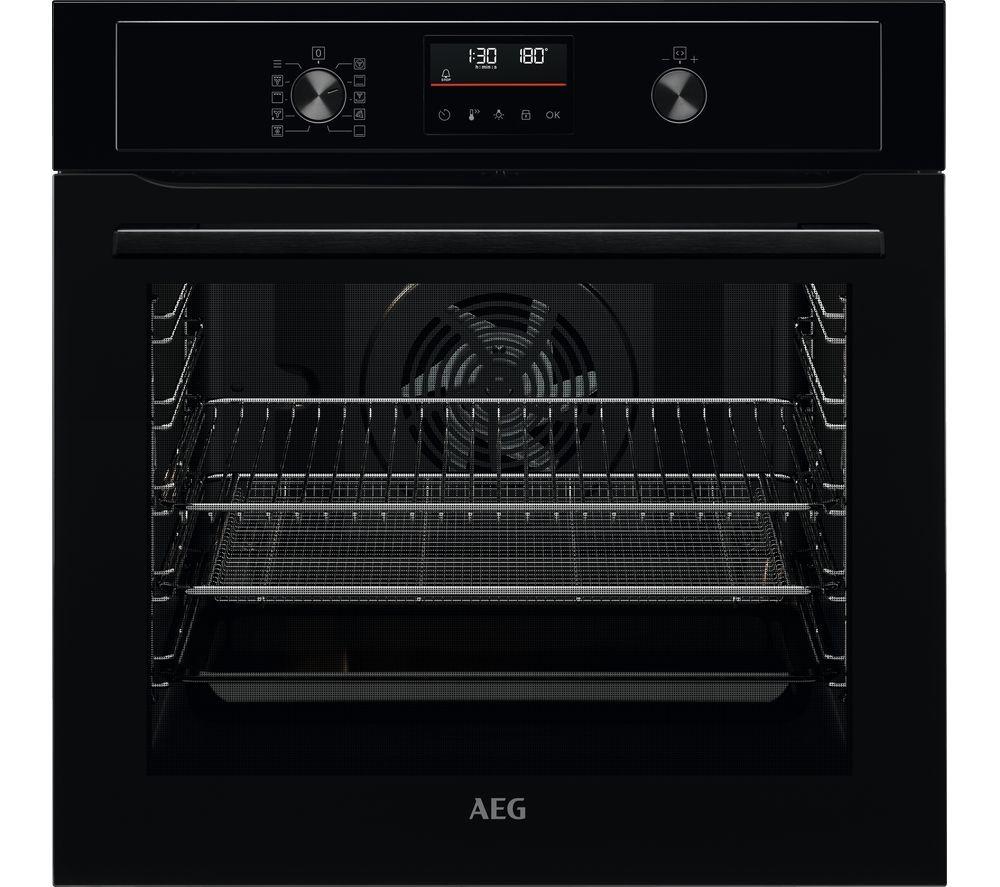 AEG BPX535A61B Electric Pyrolytic Oven – Black, Black