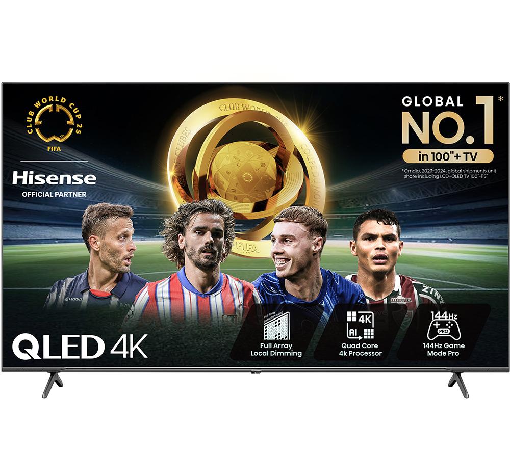 HISENSE 65E7NQTUK PRO 65" Smart 4K Ultra HD HDR QLED TV with Amazon Alexa