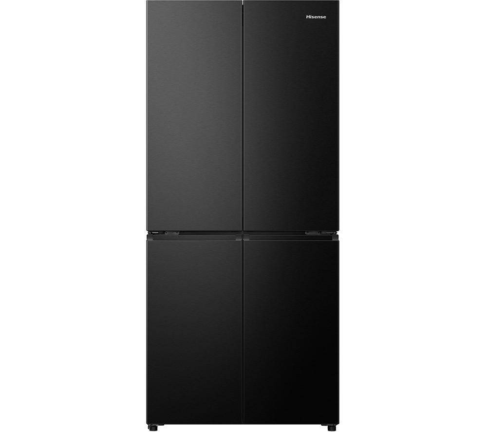 HISENSE PureFlat  RQ5P470SAFD Fridge Freezer – Black Stainless Steel, Stainless Steel