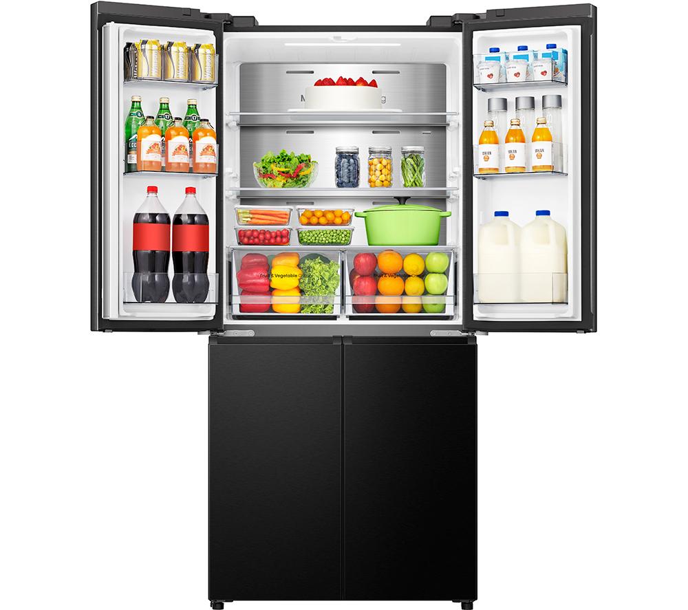 HISENSE PureFlat RQ5P470SAFD Fridge Freezer - Black Stainless Steel image number 16 of 17