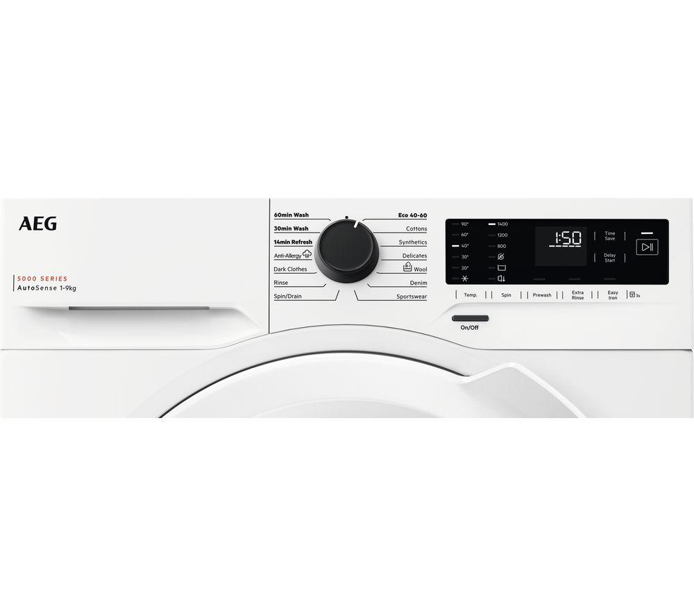 AEG LFX50942B 9 kg 1400 Spin Washing Machine - White image number 2 of 7