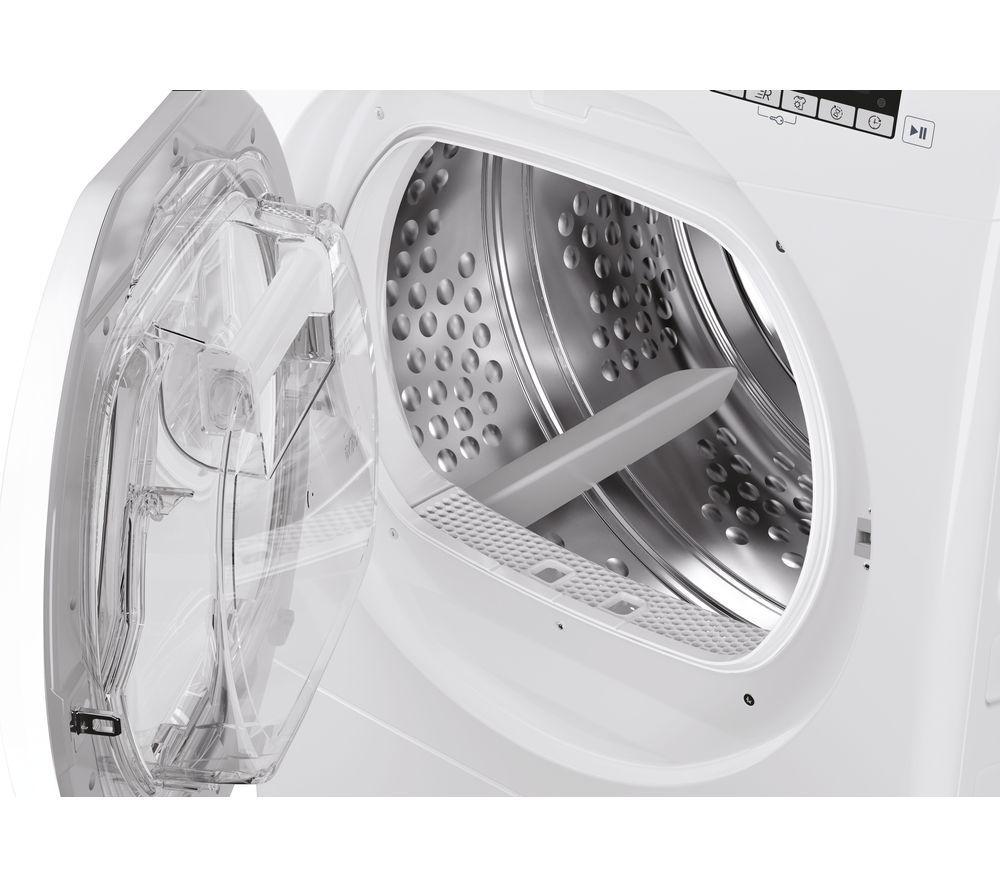 HOOVER H-Dry 300 HLE H9A2DE-80 NFC 9 kg Heat Pump Tumble Dryer - White image number 4 of 13