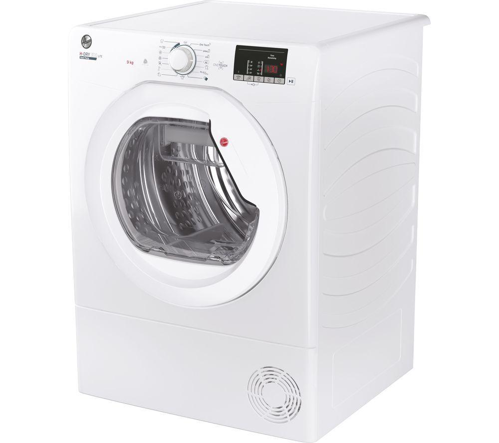 HOOVER H-Dry 300 HLE H9A2DE-80 NFC 9 kg Heat Pump Tumble Dryer - White image number 7 of 13