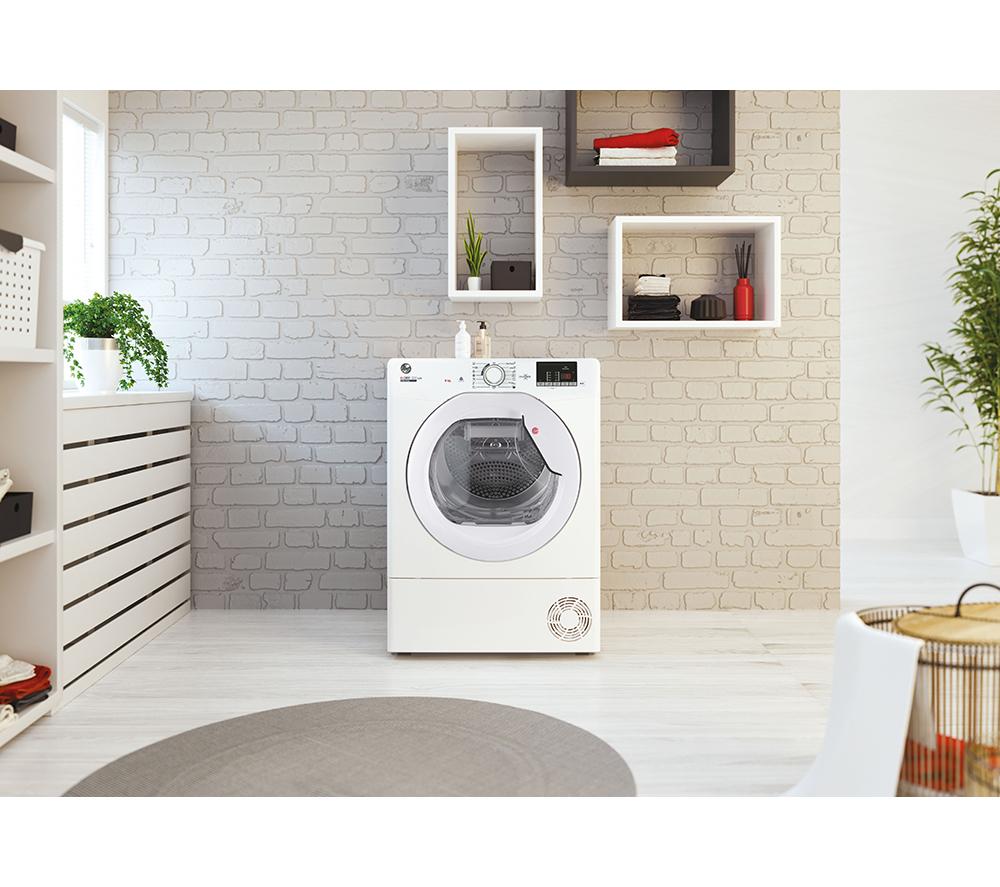 HOOVER H-Dry 300 HLE H9A2DE-80 NFC 9 kg Heat Pump Tumble Dryer - White image number 13 of 13