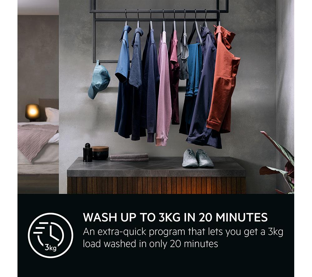 AEG 6000 Series LWX60966B 9 kg Washer Dryer - White image number 3 of 7